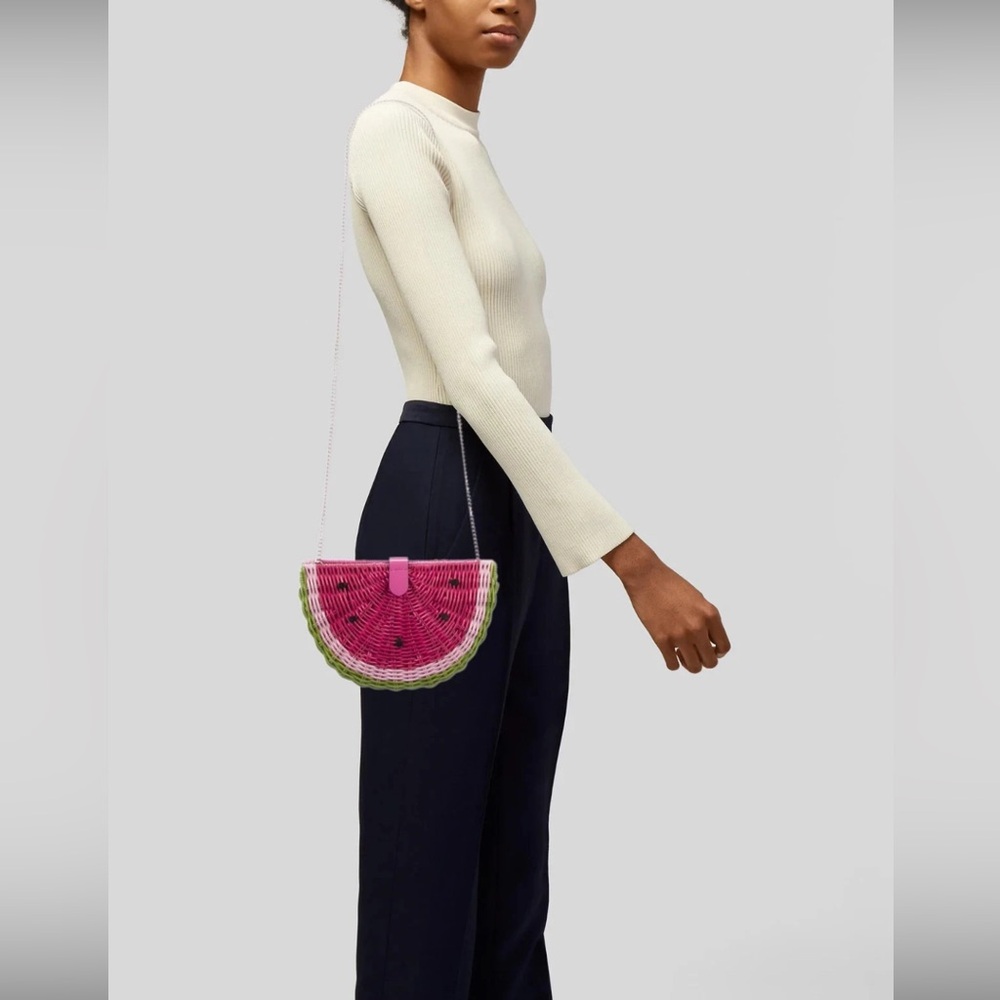 Kate Spade Wicker Watermelon Purse Crossbody